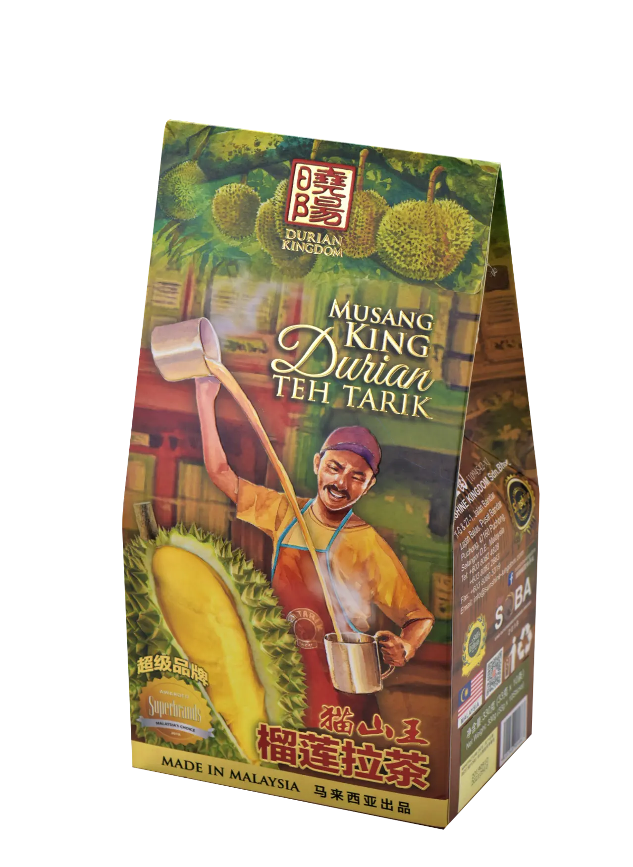 Musang King Durian Teh Tarik (30 boxes / Ctn)